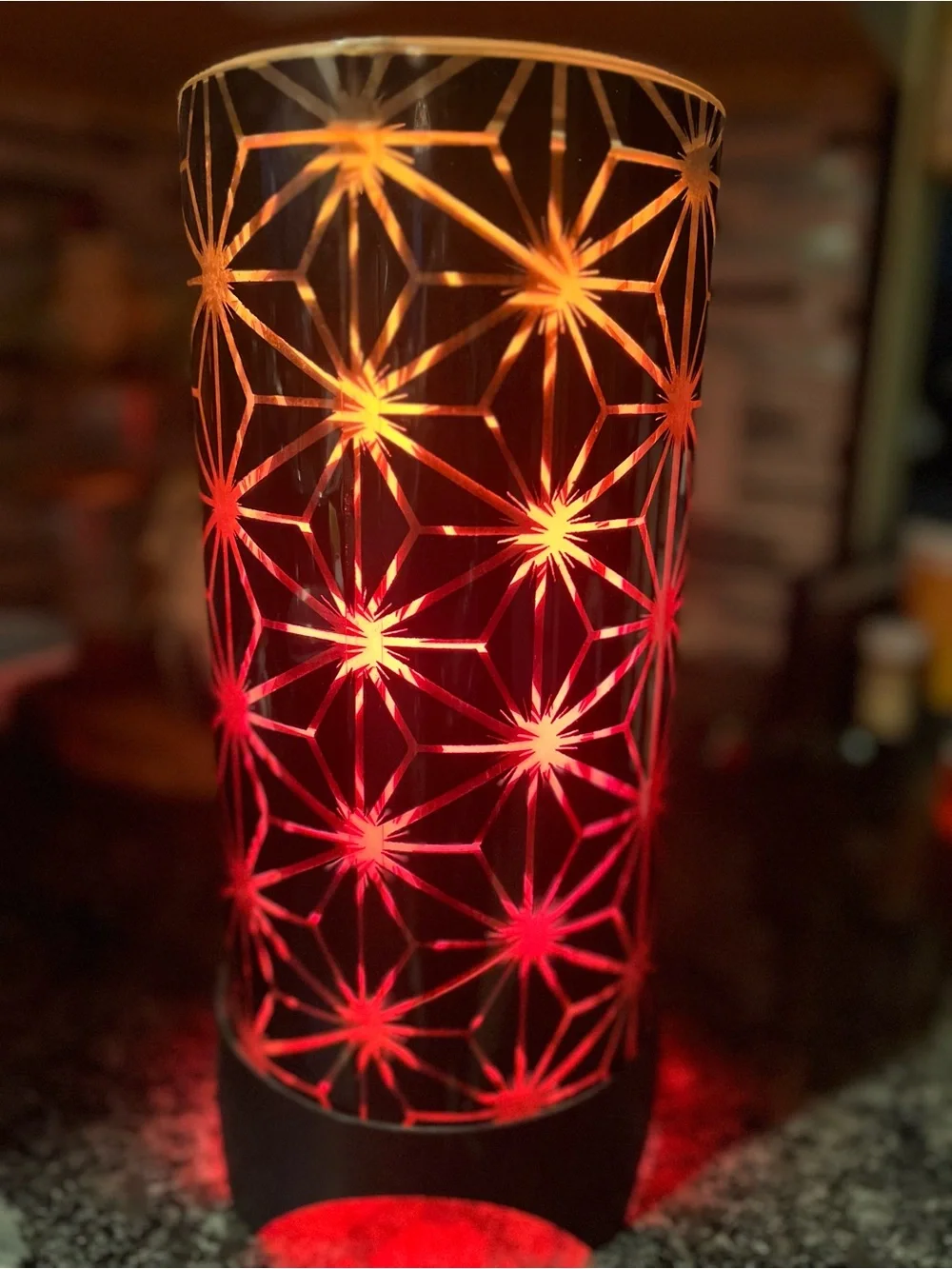 Rare Vintage 1960s-1970s Psychedelic Motion Lamp~MCM~Starburst~Spinning Lamp
